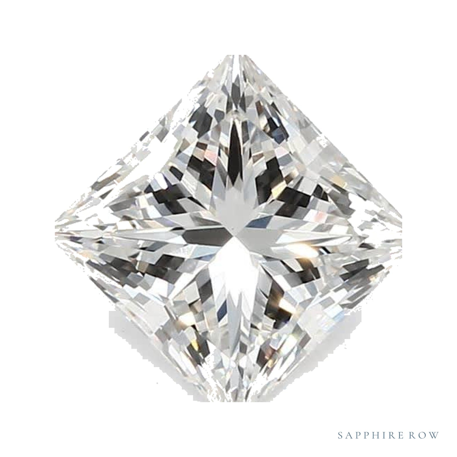 1.83 ct lab-grown diamond, square cut | Sapphire Row · cut4