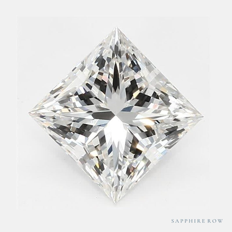 1.83 ct lab-grown diamond, square cut | Sapphire Row · cut6