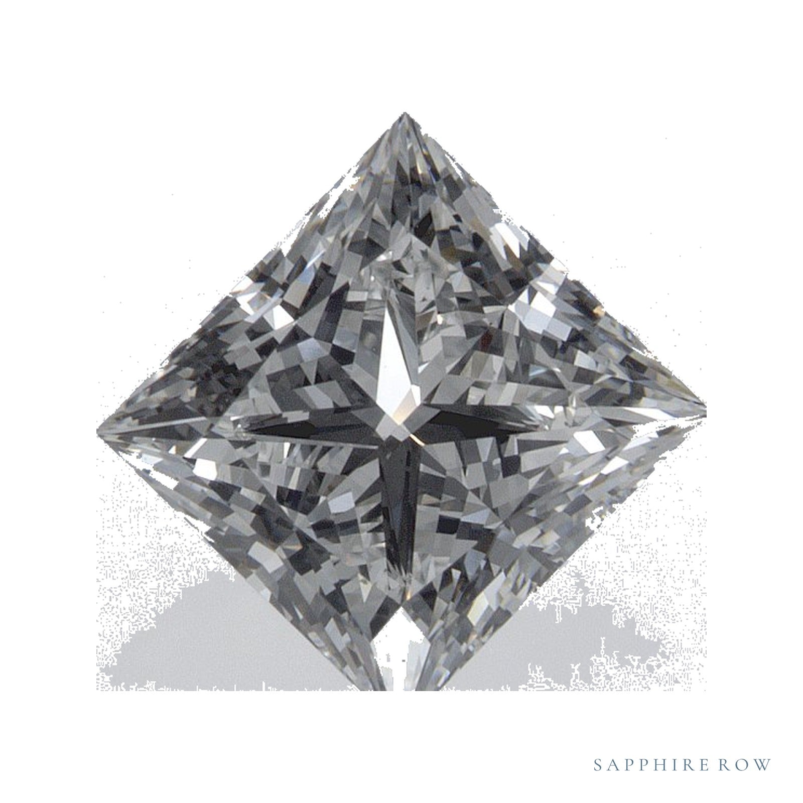 1.83 ct lab-grown diamond, square cut | Sapphire Row · cut4
