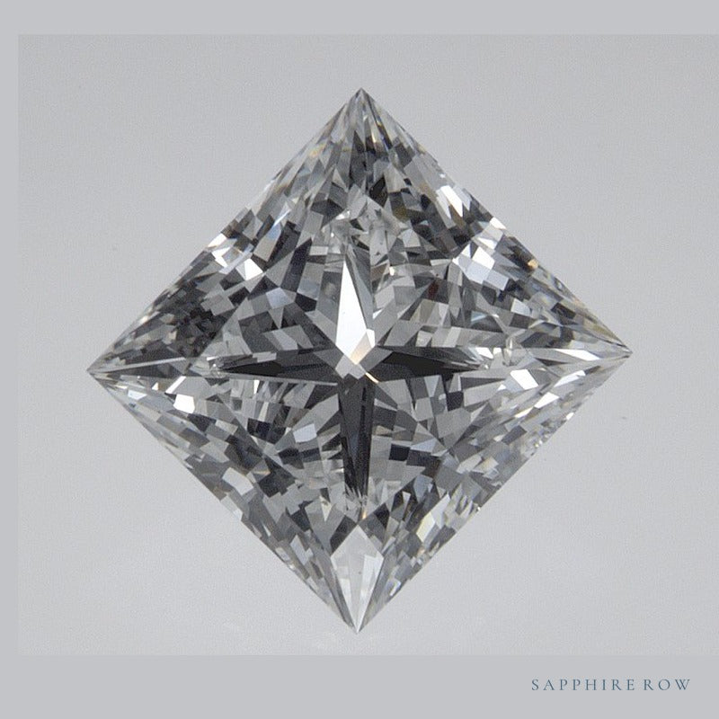 1.83 ct lab-grown diamond, square cut | Sapphire Row · cut6