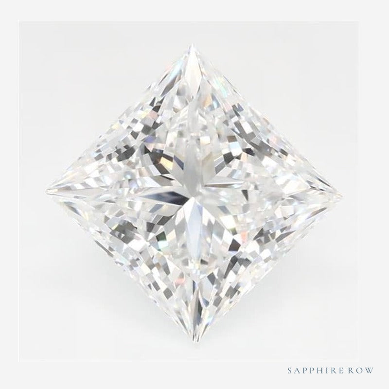 1.82 ct lab-grown diamond, square cut | Sapphire Row · cut6