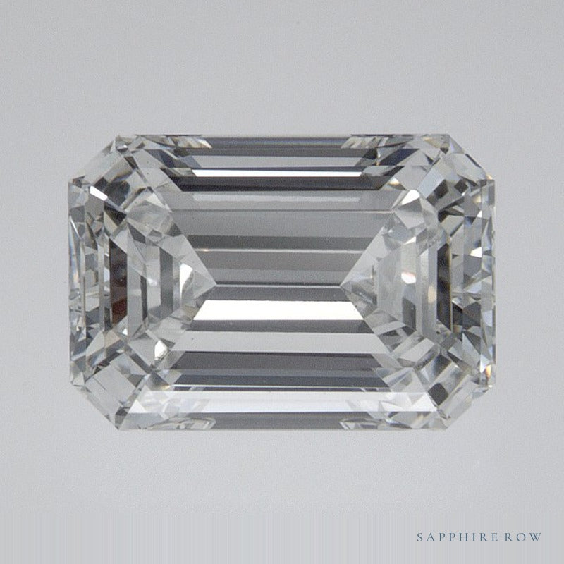 1.82 ct lab-grown diamond, emerald cut | Sapphire Row · cut6