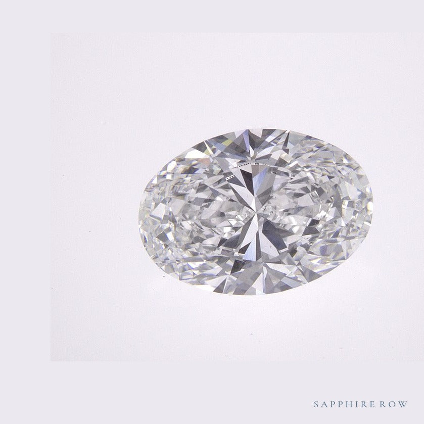 1.82 ct lab-grown diamond, oval cut | Sapphire Row · cut6