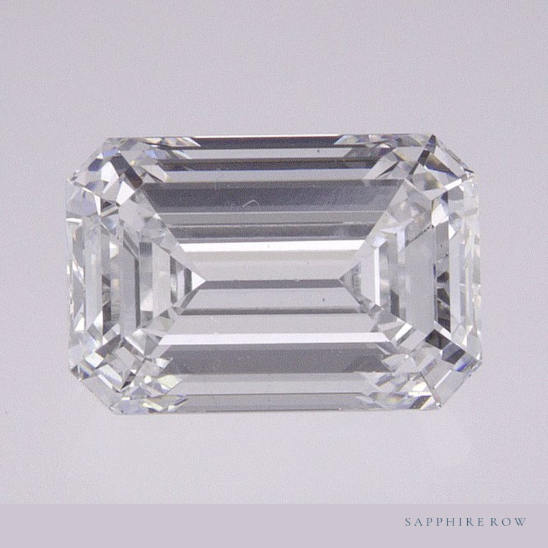 1.82 ct lab-grown diamond, emerald cut | Sapphire Row · cut6
