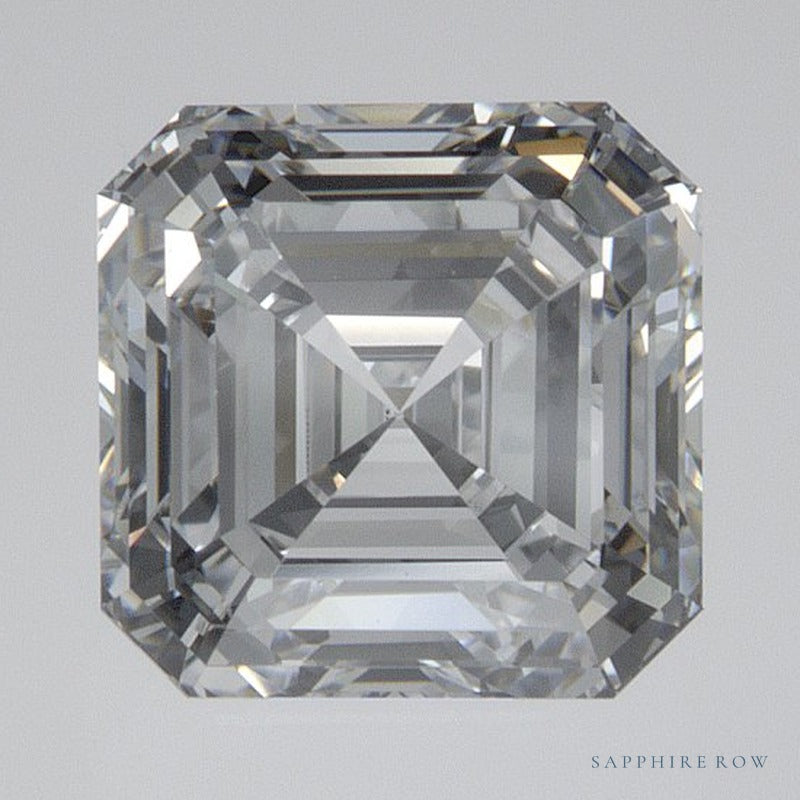 1.81 ct lab-grown diamond, asscher cut | Sapphire Row · cut6