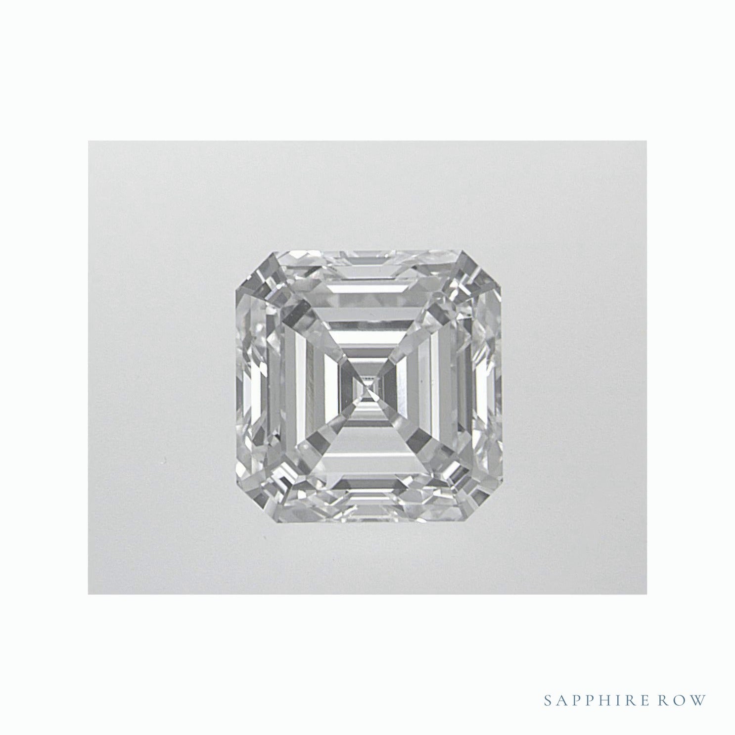 1.80 ct lab-grown diamond, asscher cut | Sapphire Row · cut6