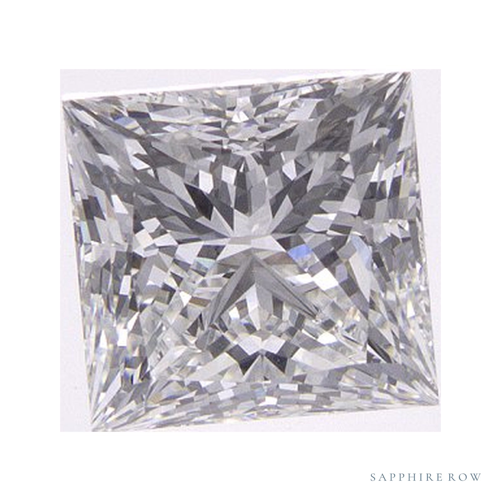 1.79 ct lab-grown diamond, square cut | Sapphire Row · cut4