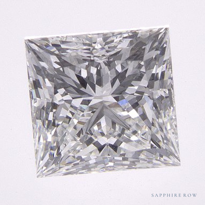 1.79 ct lab-grown diamond, square cut | Sapphire Row · cut6
