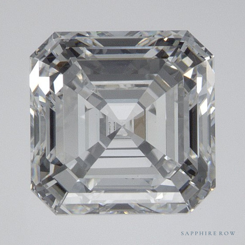 1.79 ct lab-grown diamond, asscher cut | Sapphire Row · cut6