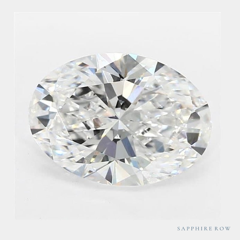 1.78 ct lab-grown diamond, oval cut | Sapphire Row · cut6