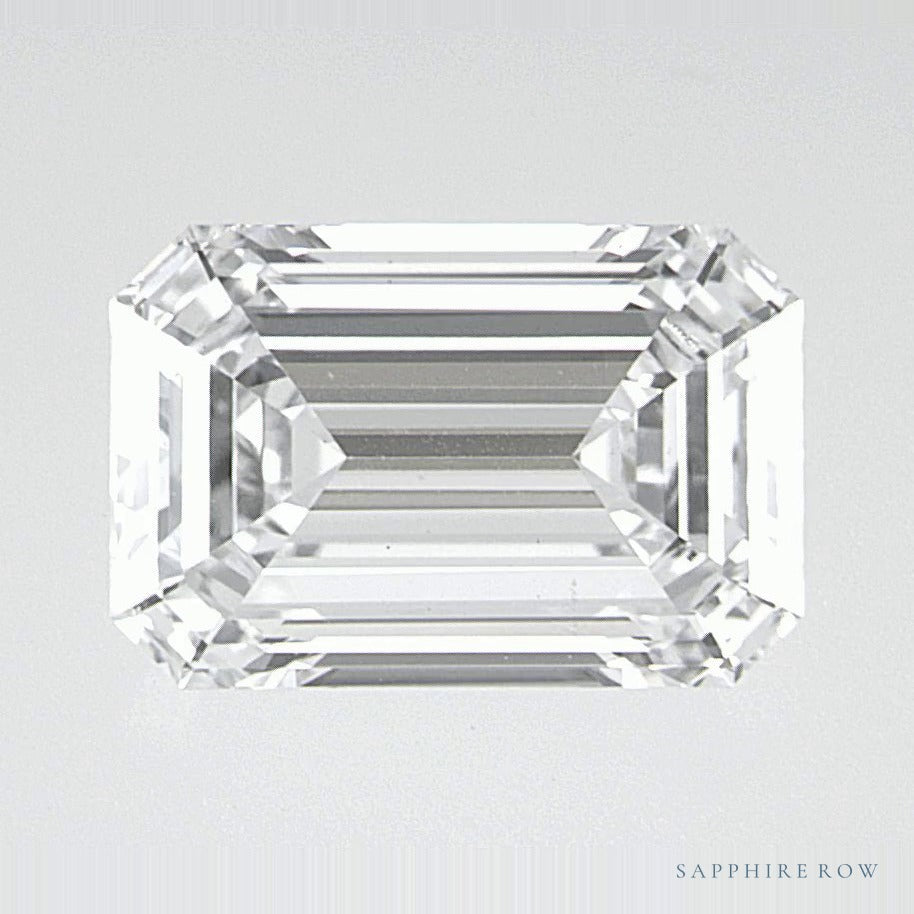 1.78 ct lab-grown diamond, emerald cut | Sapphire Row · cut6