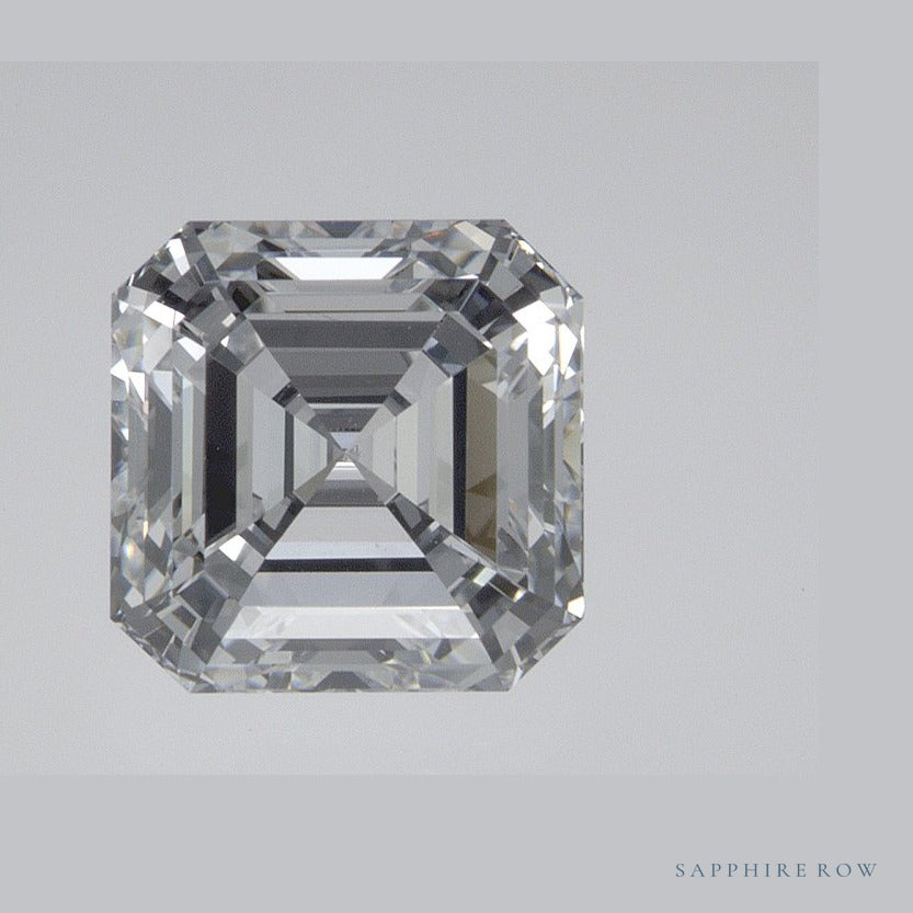 1.78 ct lab-grown diamond, asscher cut | Sapphire Row · cut6