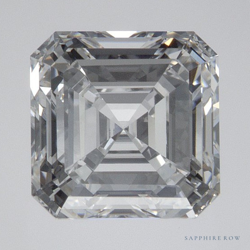1.78 ct lab-grown diamond, asscher cut | Sapphire Row · cut6