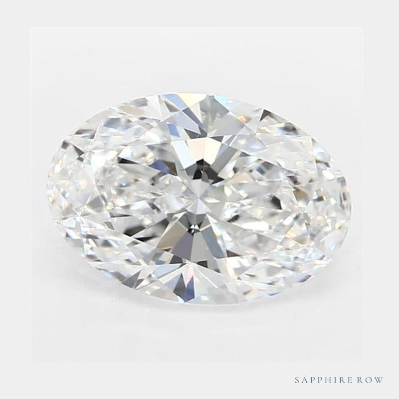 1.77 ct lab-grown diamond, oval cut | Sapphire Row · cut6