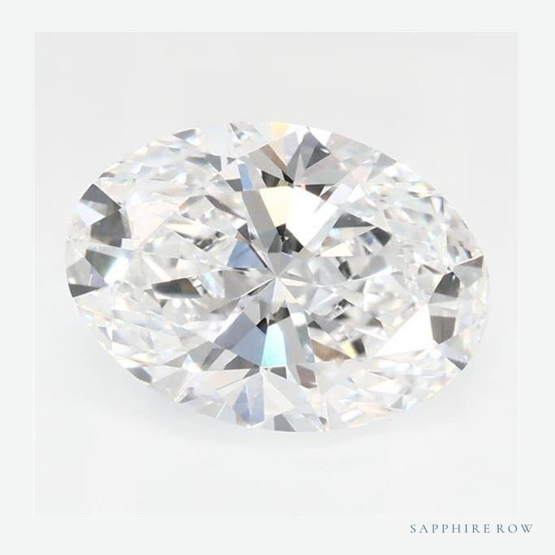 1.77 ct lab-grown diamond, oval cut | Sapphire Row · cut6