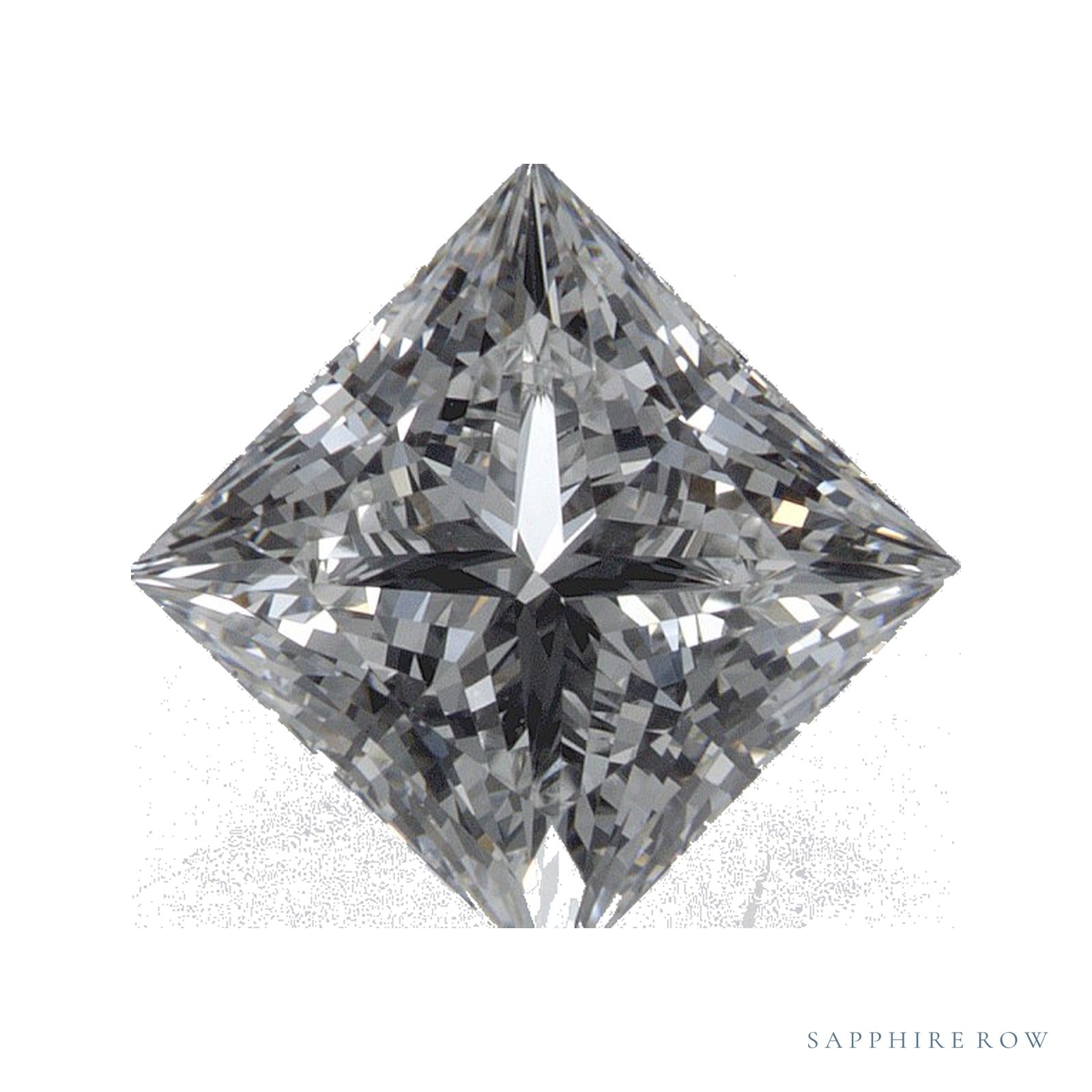 1.77 ct lab-grown diamond, square cut | Sapphire Row · cut4