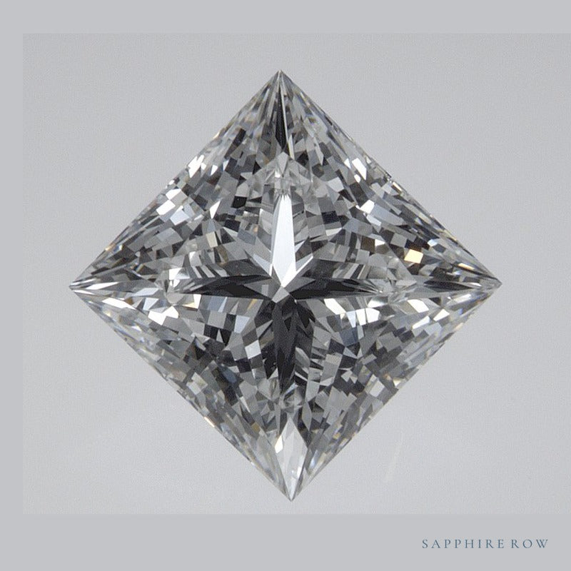 1.77 ct lab-grown diamond, square cut | Sapphire Row · cut6