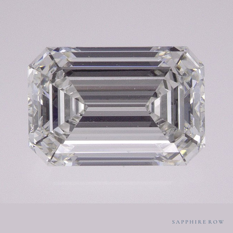 1.77 ct lab-grown diamond, emerald cut | Sapphire Row · cut6