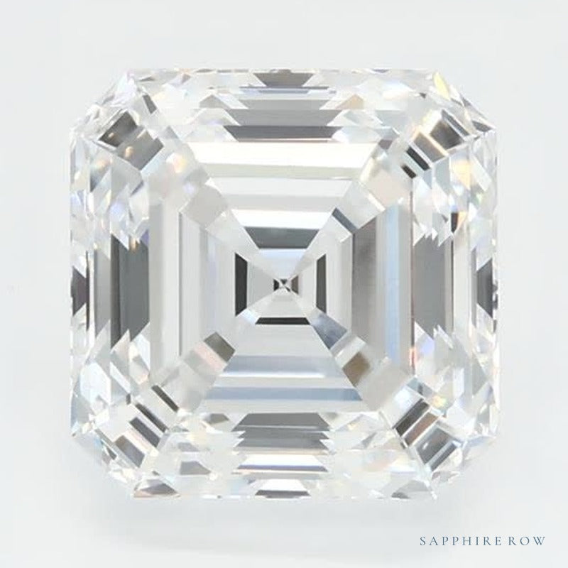1.75 ct lab-grown diamond, asscher cut | Sapphire Row · cut6