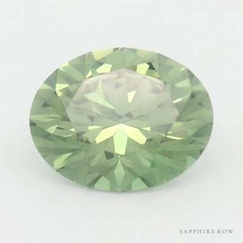 1.73 ct lab-grown fancy vivid green diamond, round cut | Sapphire Row · cut6