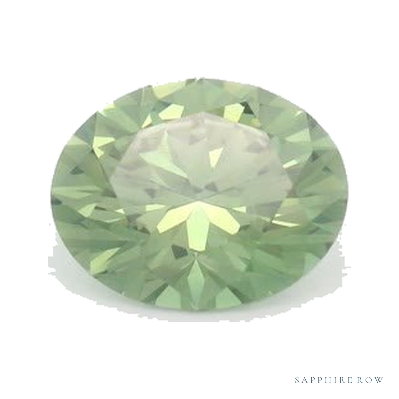 1.73 ct lab-grown fancy vivid green diamond, round cut | Sapphire Row · cut4