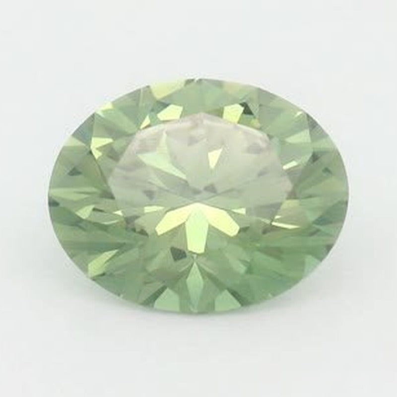1.73 ct lab-grown fancy vivid green diamond, round cut | Sapphire Row · cut7
