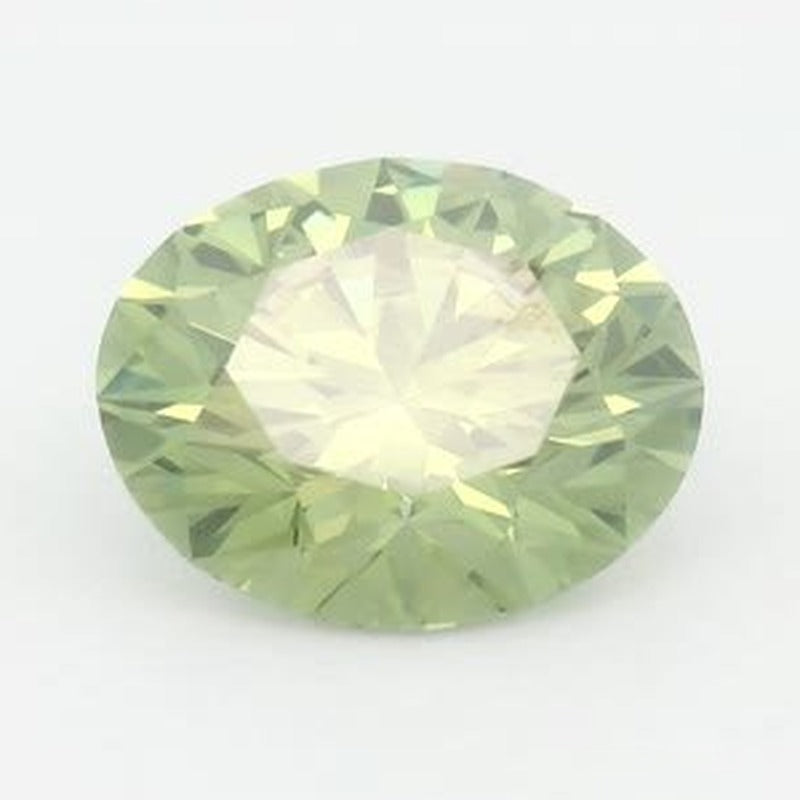 1.73 ct lab-grown fancy vivid green diamond, round cut | Sapphire Row · cut7