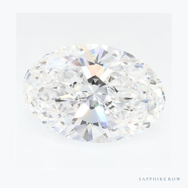 1.73 ct lab-grown diamond, oval cut | Sapphire Row · cut6