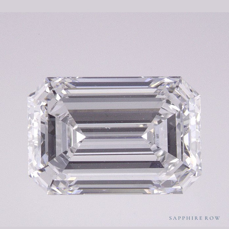 1.73 ct lab-grown diamond, emerald cut | Sapphire Row · cut6