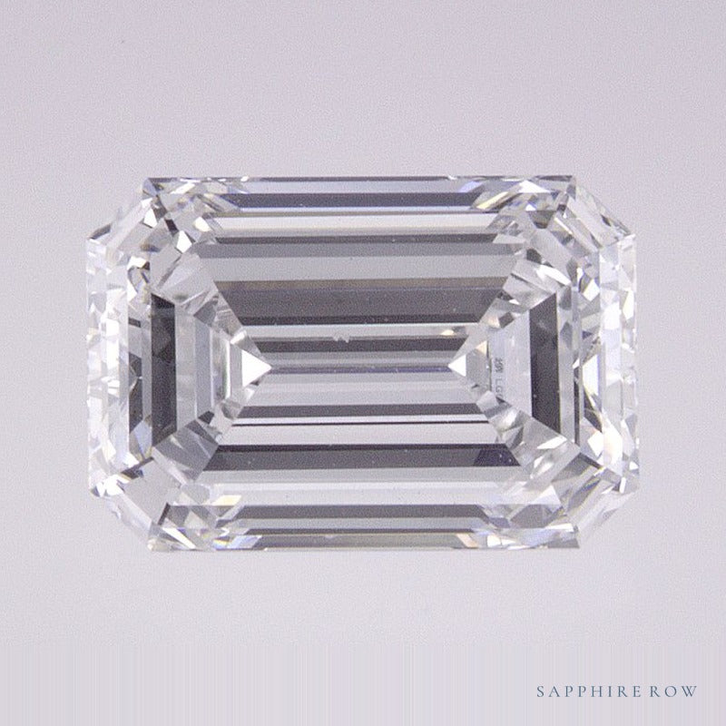 1.73 ct lab-grown diamond, emerald cut | Sapphire Row · cut6