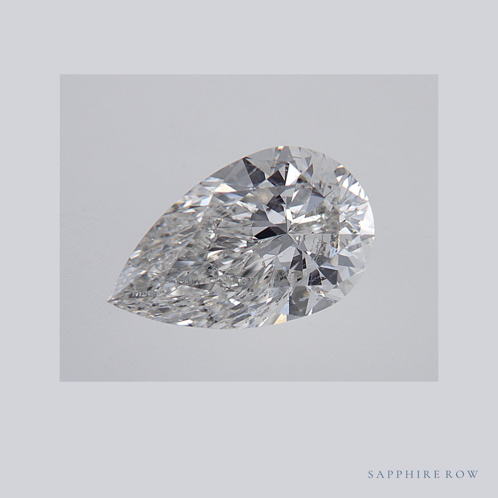 1.72 ct natural diamond, pear cut | Sapphire Row · cut6