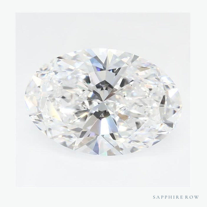 1.72 ct lab-grown diamond, oval cut | Sapphire Row · cut6