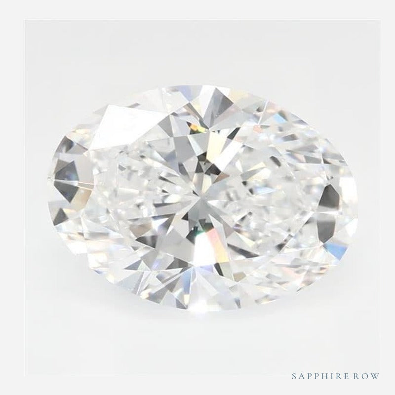 1.72 ct lab-grown diamond, oval cut | Sapphire Row · cut6