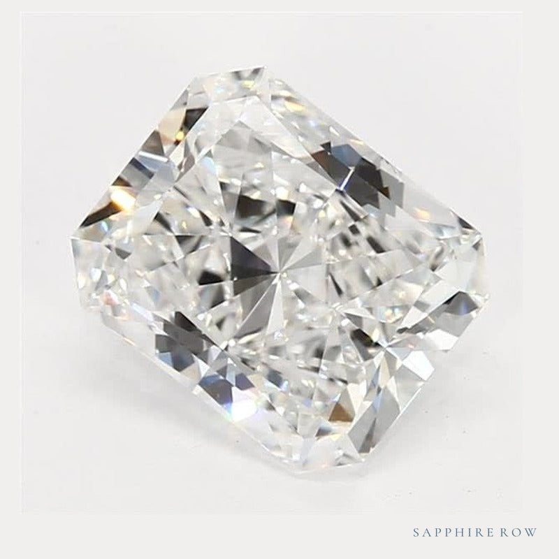 1.72 ct lab-grown diamond, radiant cut | Sapphire Row · cut6