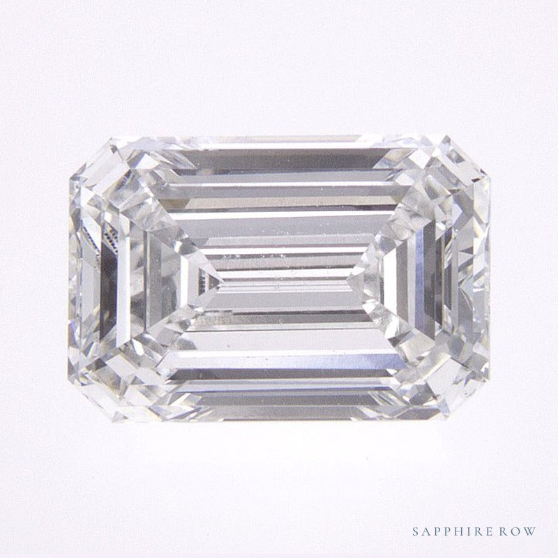 1.72 ct lab-grown diamond, emerald cut | Sapphire Row · cut6