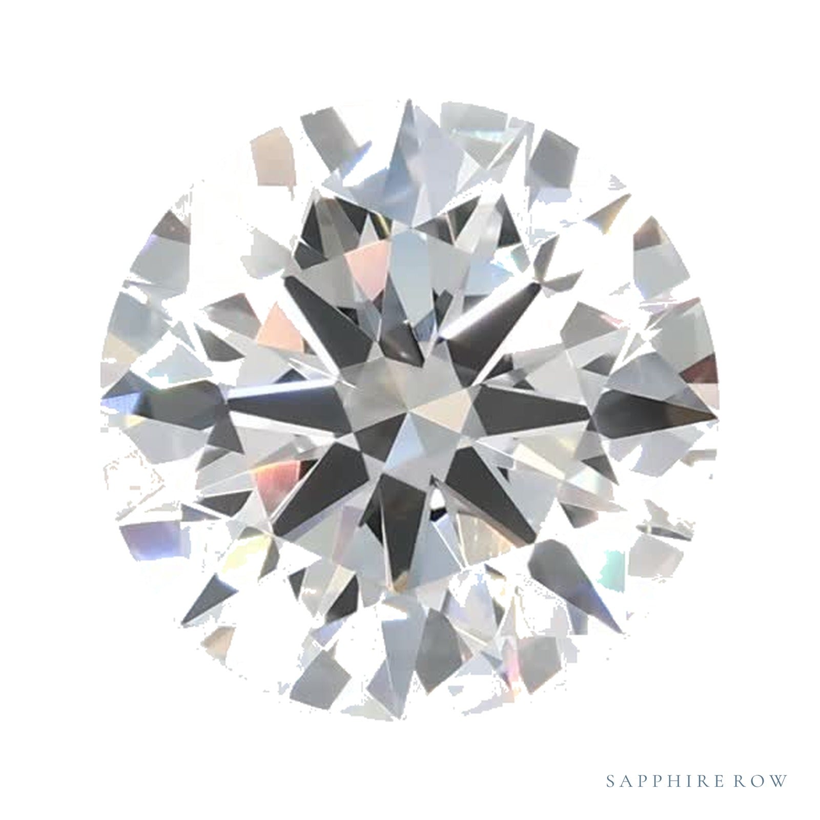 1.72 ct lab-grown diamond, round cut | Sapphire Row · cut4
