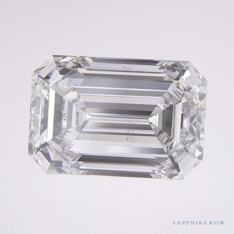 1.72 ct lab-grown diamond, emerald cut | Sapphire Row · cut6