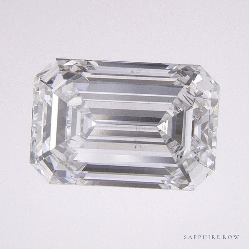 1.72 ct lab-grown diamond, emerald cut | Sapphire Row · cut6