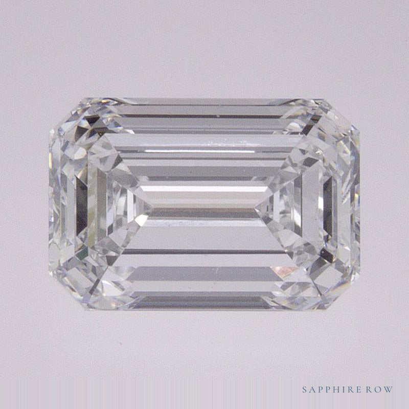1.72 ct lab-grown diamond, emerald cut | Sapphire Row · cut6