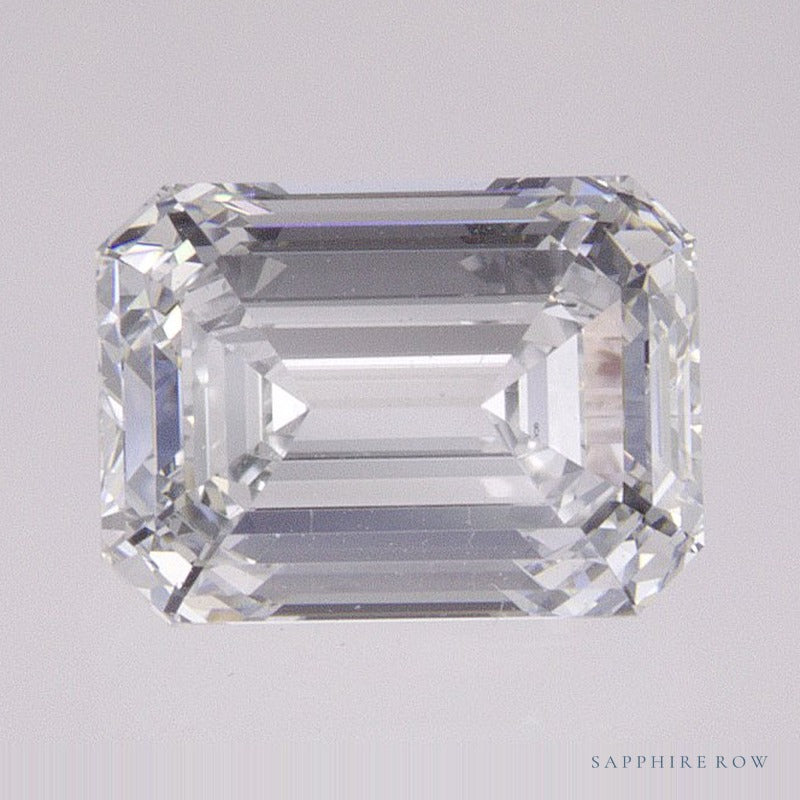 1.72 ct lab-grown diamond, emerald cut | Sapphire Row · cut7