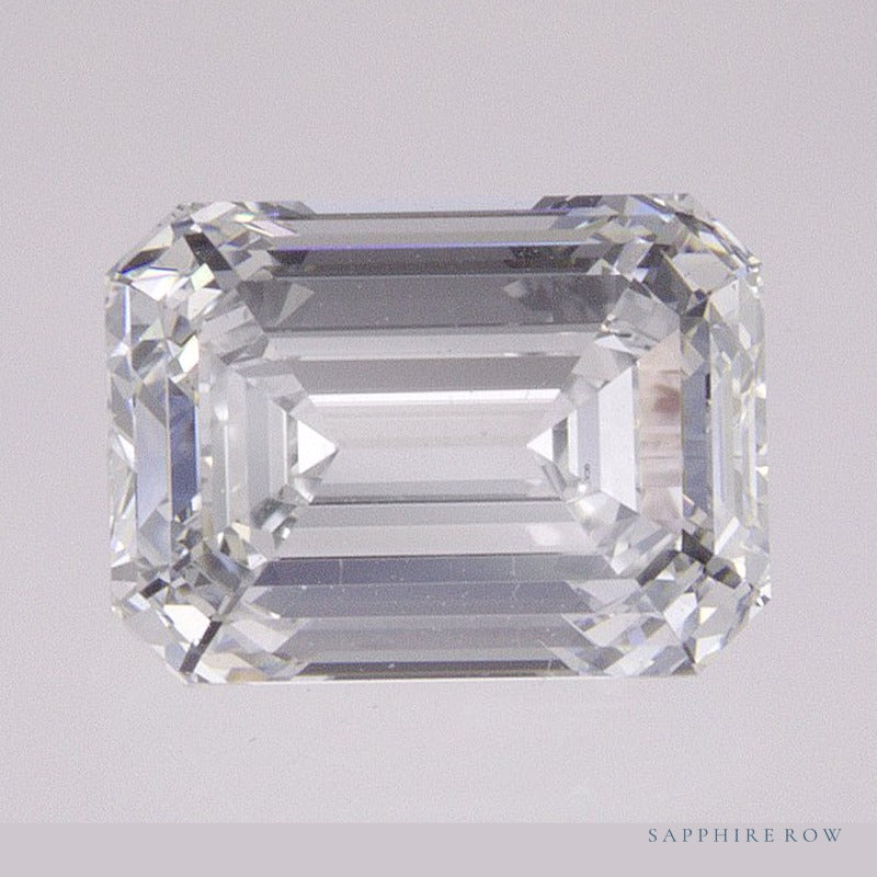 1.72 ct lab-grown diamond, emerald cut | Sapphire Row · cut6