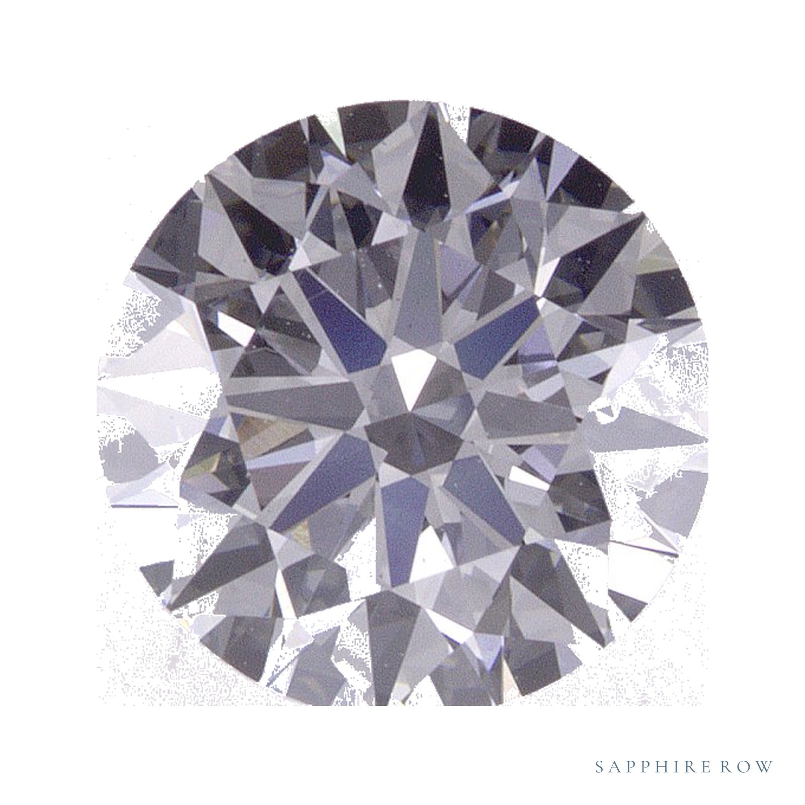 1.72 ct lab-grown diamond, round cut | Sapphire Row · cut4