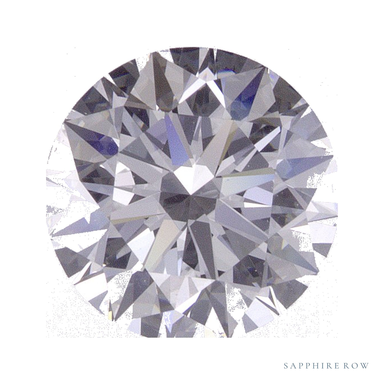 1.72 ct lab-grown diamond, round cut | Sapphire Row · cut4