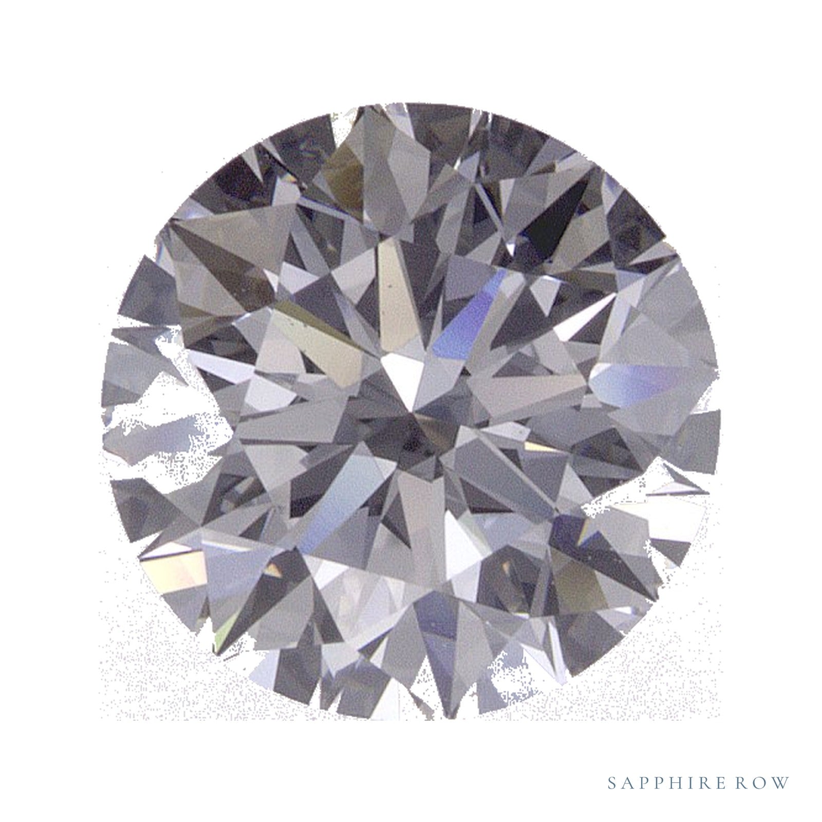 1.72 ct lab-grown diamond, round cut | Sapphire Row · cut4