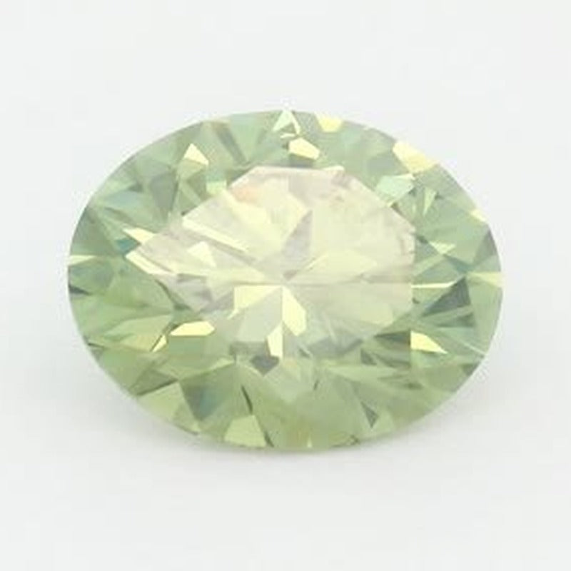 1.71 ct lab-grown fancy vivid green diamond, round cut | Sapphire Row · cut7