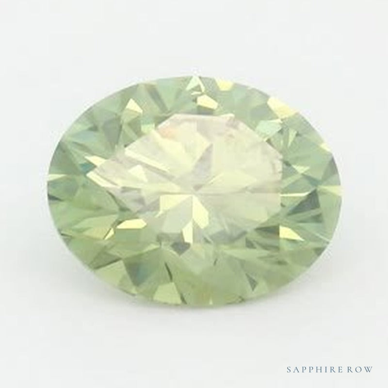 1.71 ct lab-grown fancy vivid green diamond, round cut | Sapphire Row · cut6