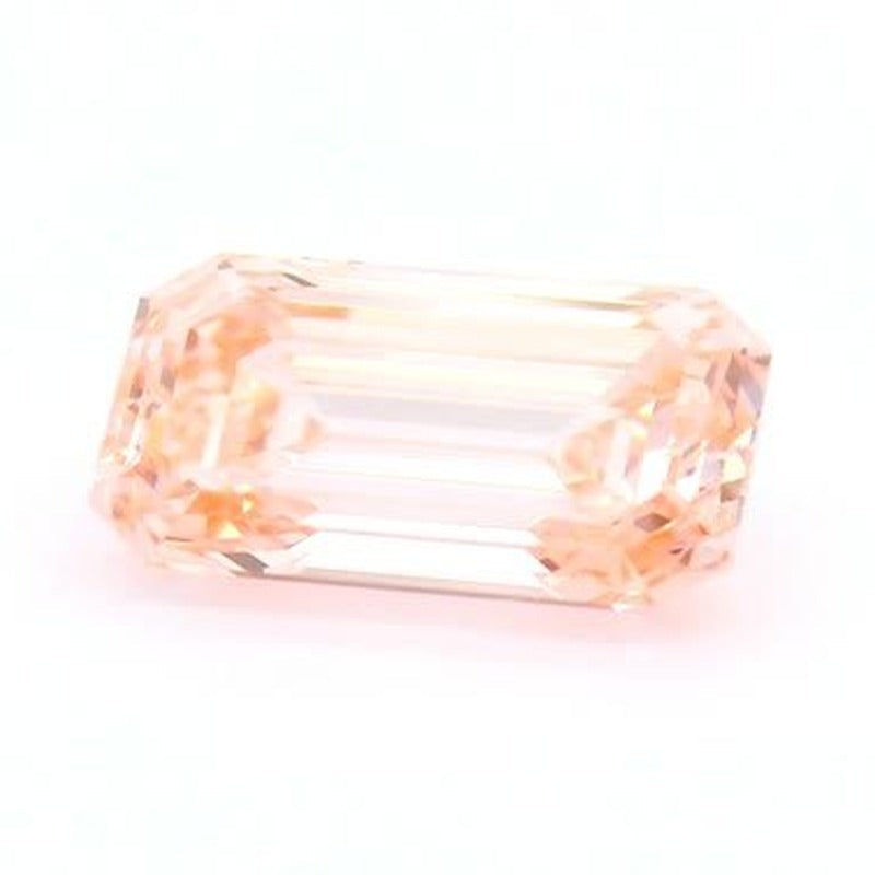 1.71 ct lab-grown fancy vivid pink diamond, emerald cut | Sapphire Row · cut7