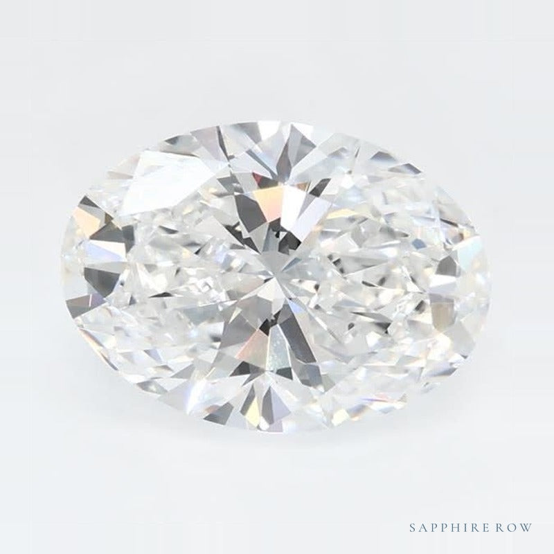 1.71 ct Oval Lab-Grown Diamond – D VVS2 – Faceted Cut – GCAL Certified — Sapphire Row · cut7