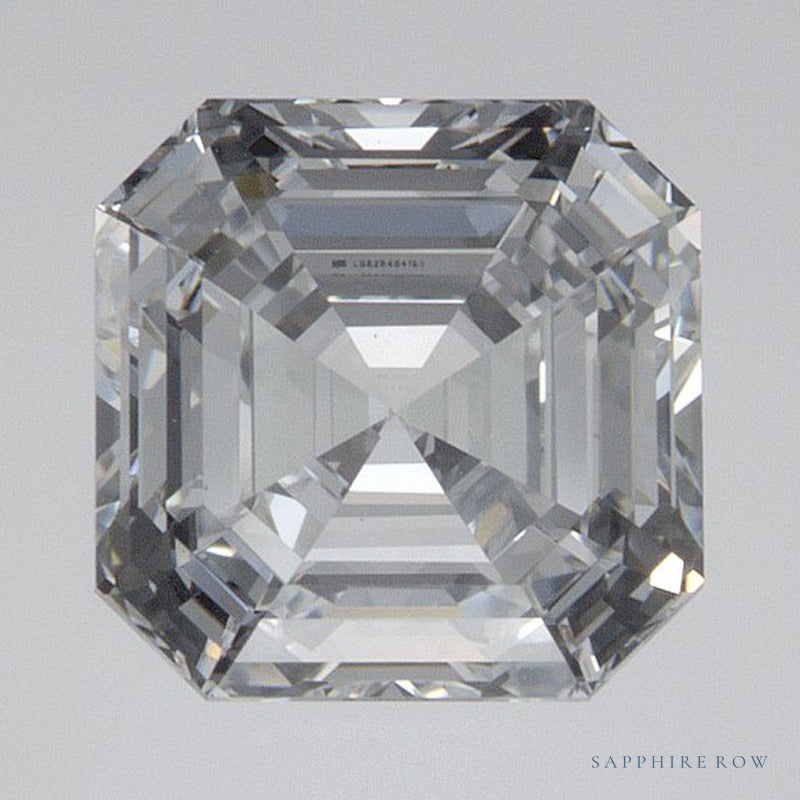 1.71 ct lab-grown diamond, asscher cut | Sapphire Row · cut6