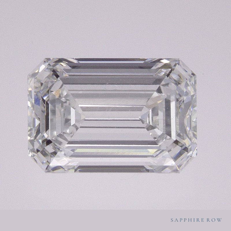 1.71 ct lab-grown diamond, emerald cut | Sapphire Row · cut6